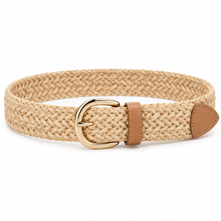 Braided women’s belts for wholesale and private label